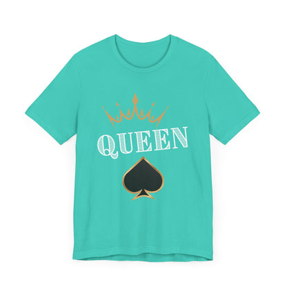 Queen Spades Tee - Unisex Jersey Short Sleeve