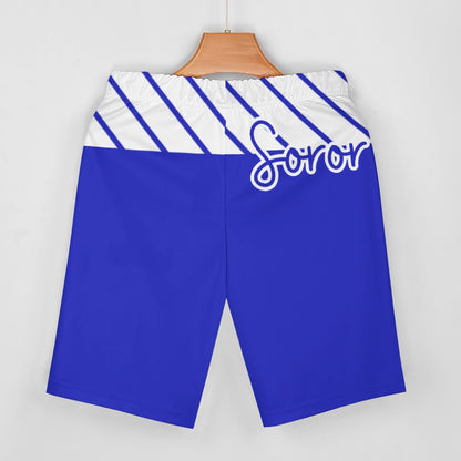 V-neck bat sleeve two piece set