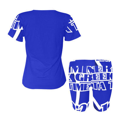 Finer Mind Greek Grind Yoga Set Women's Short Yoga Set