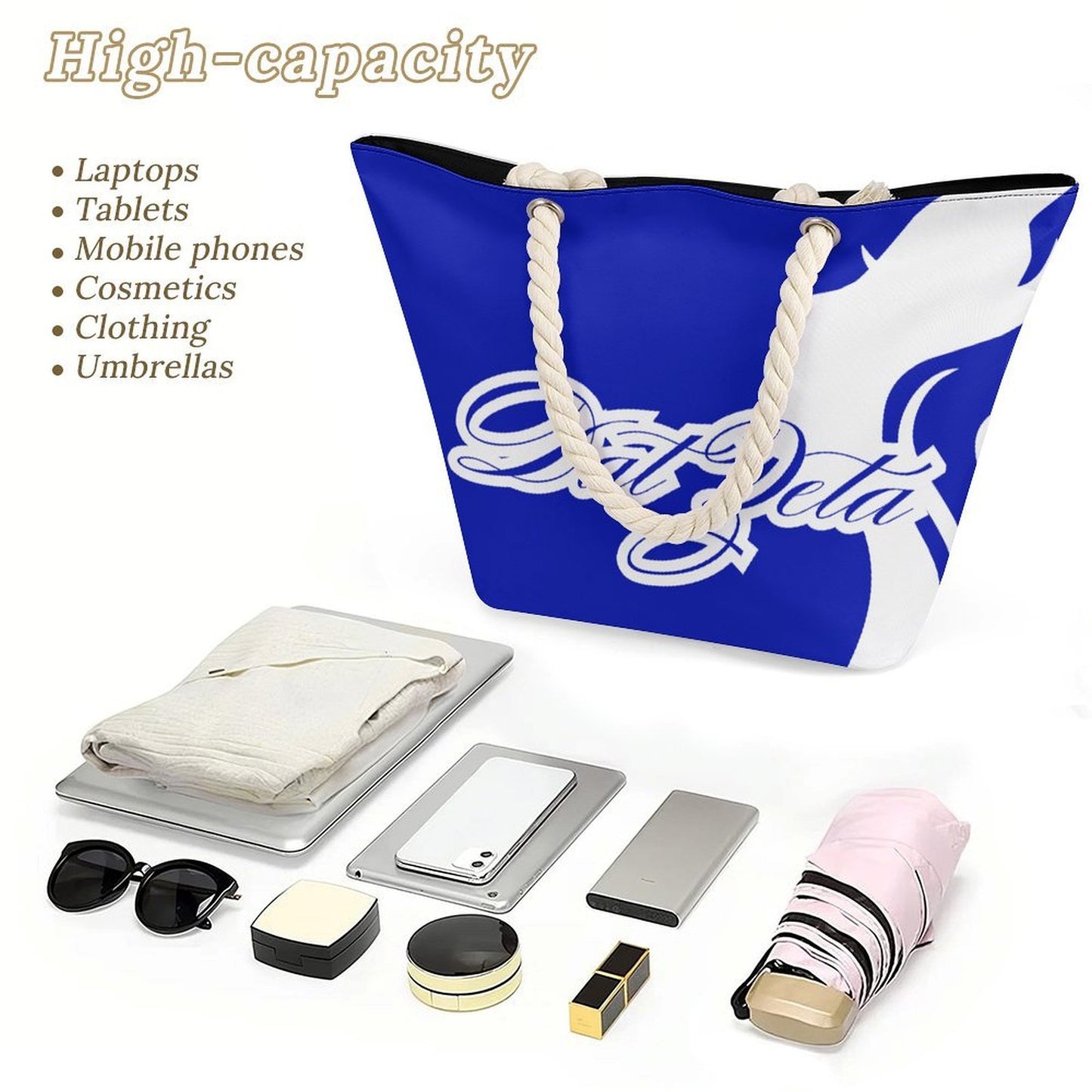 Dat Zeta Signature Beach Tote