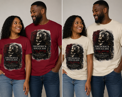 Frederick Douglass "Is My Journey" Unisex Heavy Cotton Tee