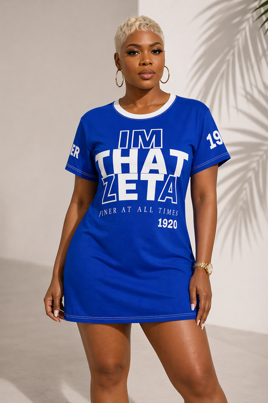 I'm That Zeta T-Shirt Dress
