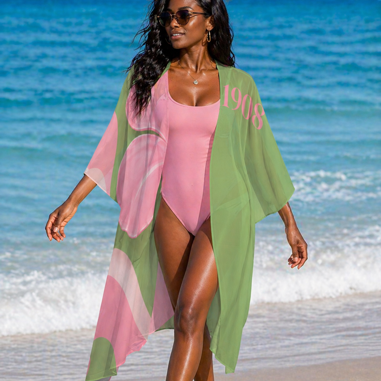 IVY Collection — Flowing Grace Long Chiffon Cover Up
