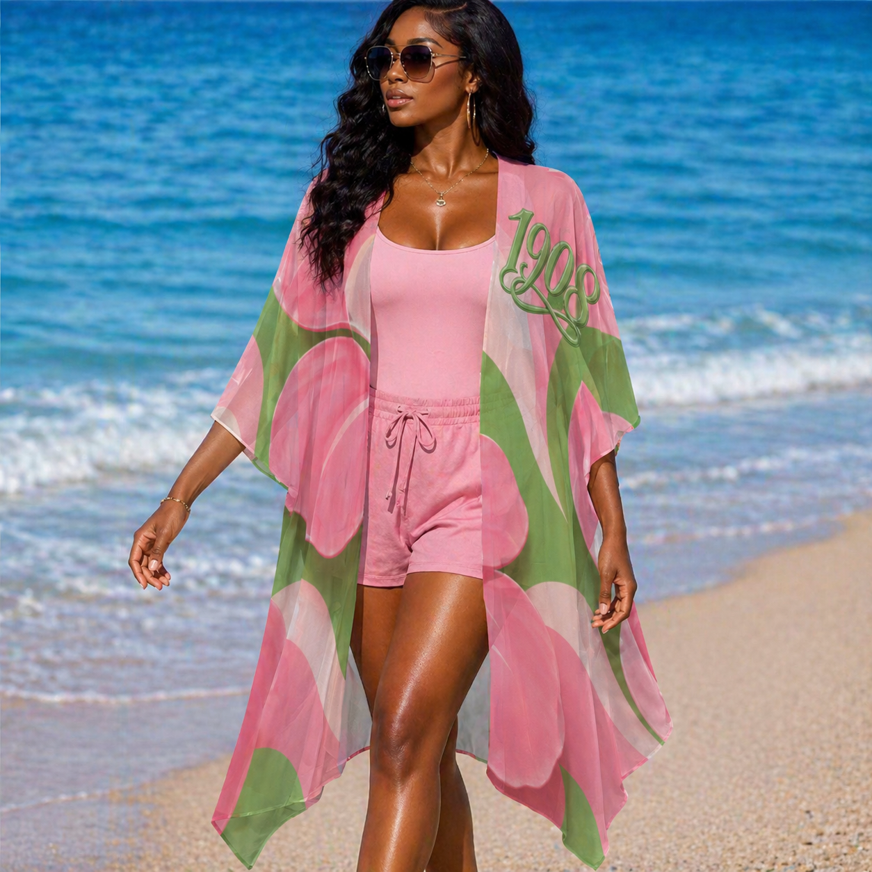 IVY Collection — Flowing Grace Long Chiffon Cover Up