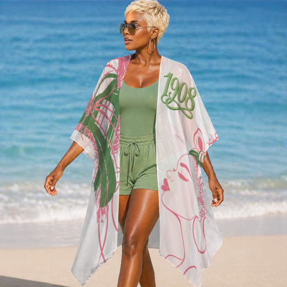 IVY Collection — Flowing Grace Long Chiffon Cover Up