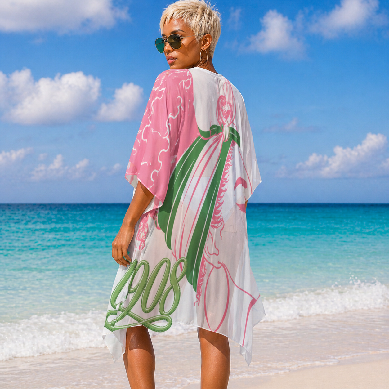 IVY Collection — Flowing Grace Long Chiffon Cover Up