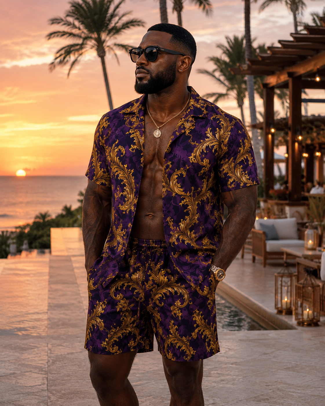 Kingdom Persuasion Collection – Men’s Shirt & Shorts Set