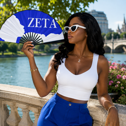 Luxury Folding Fan – DatZeta Edition / Zeta Beauty Edition