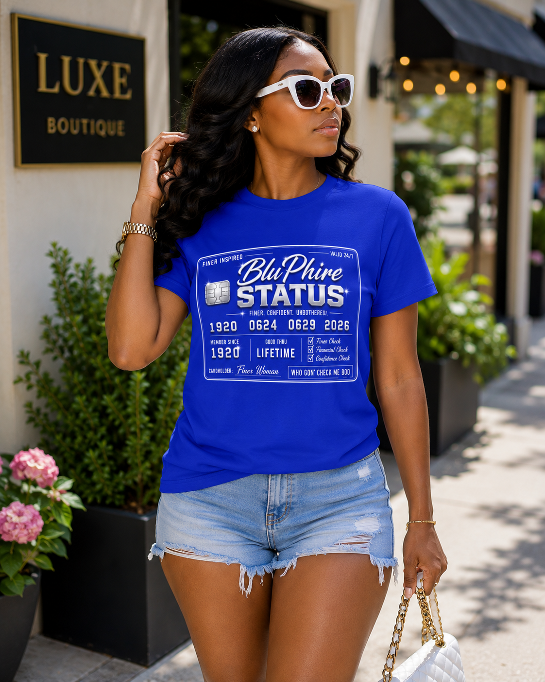 BluPhire Status Graphic Tee