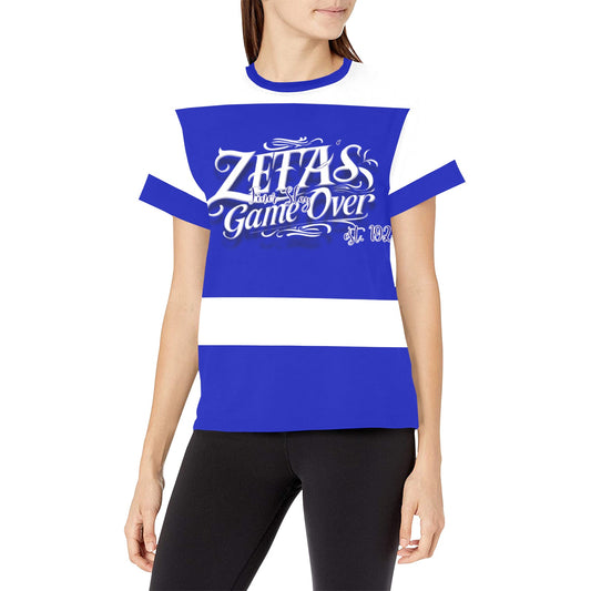 Women's All Over Print Crew Neck T-Shirt(T40-2)