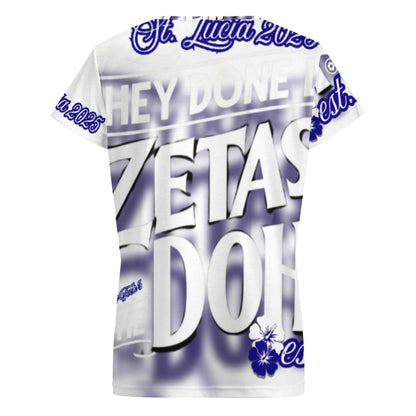 V-neck short sleeve T-shirt