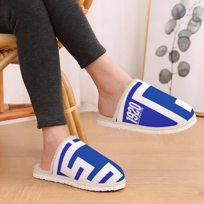 1920 Women's Fur Lined Thick-Sole Indoor Slippers