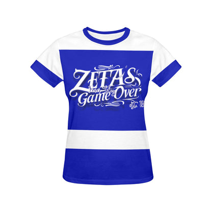 Women's All Over Print Crew Neck T-Shirt(T40-2)
