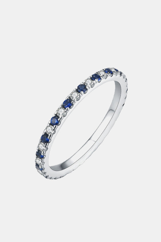 Moissanite Lab-Grown Sapphire Rings-VMA Specialties Boutique