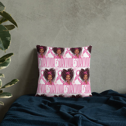 Im a Survivor Breast Cancer Awareness Basic Pillow