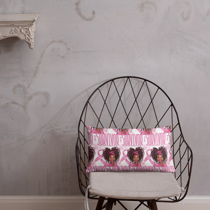 Im a Survivor Breast Cancer Awareness Basic Pillow