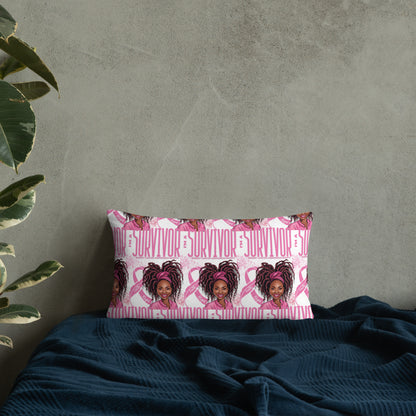 Im a Survivor Breast Cancer Awareness Basic Pillow
