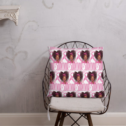 Im a Survivor Breast Cancer Awareness Basic Pillow