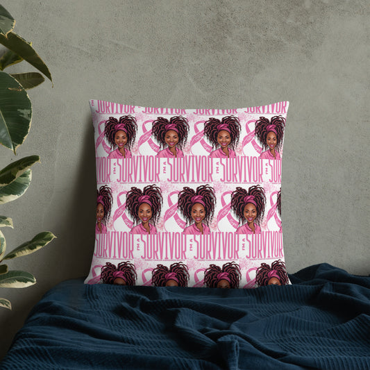 Im a Survivor Breast Cancer Awareness Basic Pillow