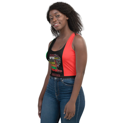 Juneteenth A Woman's Triumph Crop Top