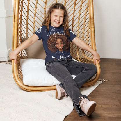 Amicette Youth Caricature crew neck t-shirt