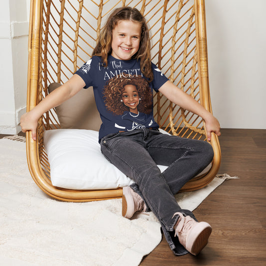 Amicette Youth Caricature crew neck t-shirt