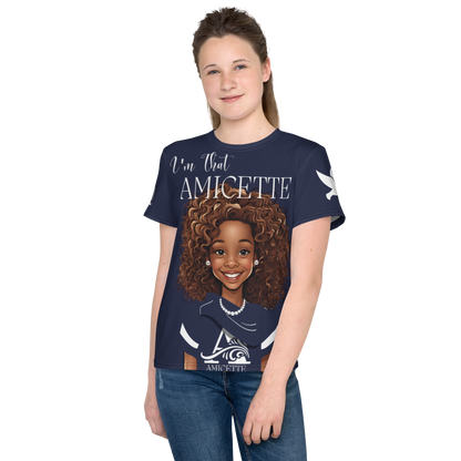 Amicette Youth Caricature crew neck t-shirt