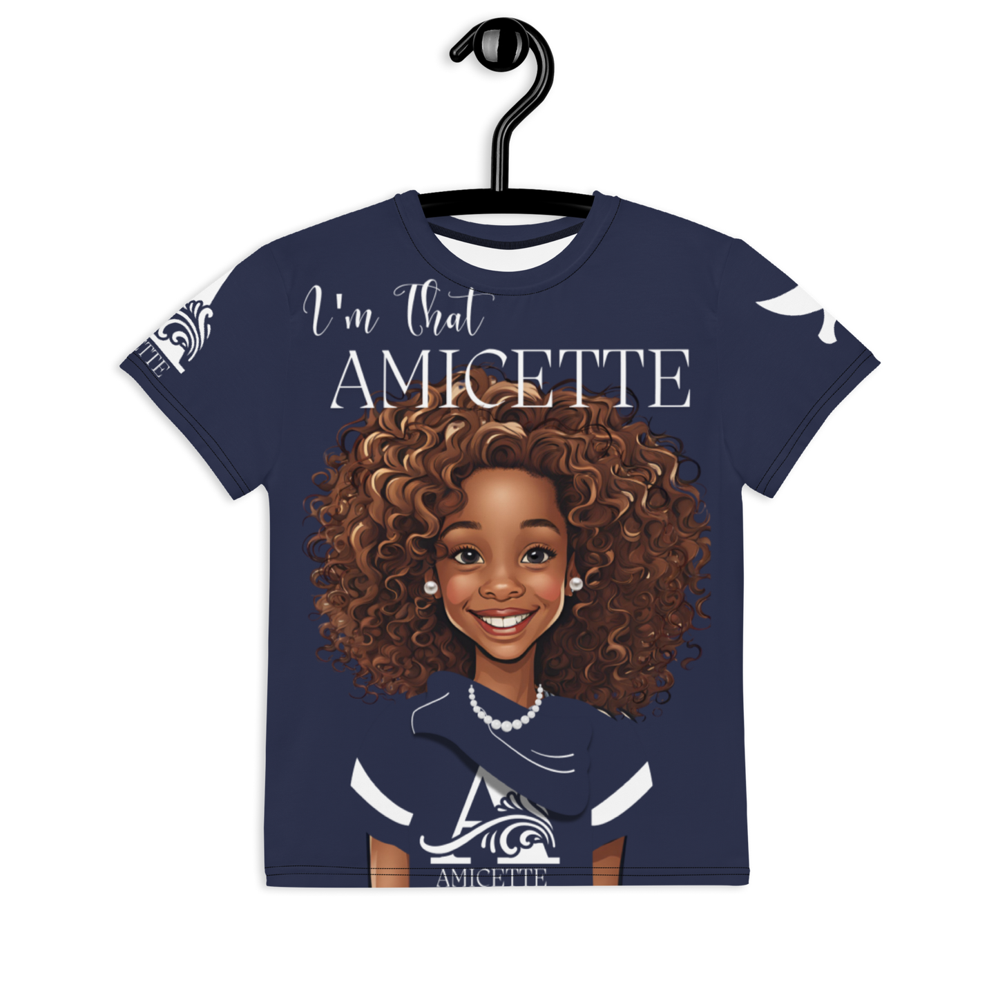Amicette Youth Caricature crew neck t-shirt