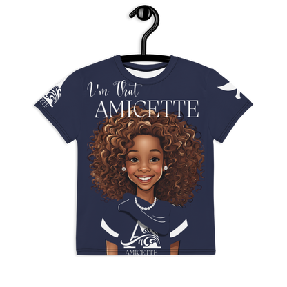 Amicette Youth Caricature crew neck t-shirt
