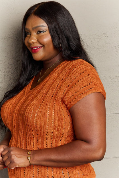 Sew In Love Full Size Preppy Casual Knit Sweater Vest-VMA Specialties Boutique