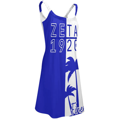 Zeta-Inspired Sleeveless Stretch Dress