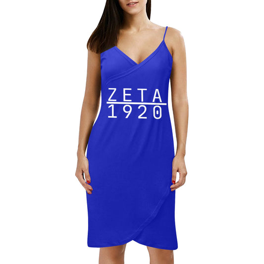 Spaghetti Strap Backless Beach Dress (D65)