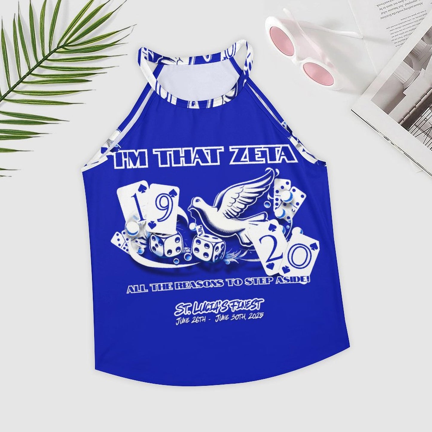 Im That Zeta St Lucia Women's Round-Neck Vest
