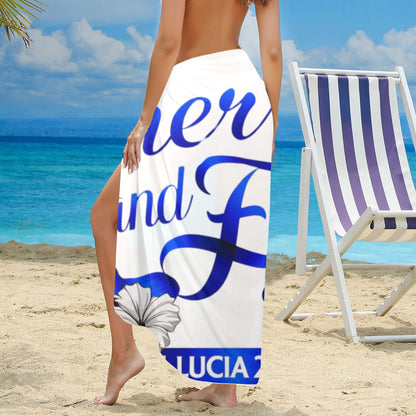 Finer and Free Long Beach Sarong Wrap