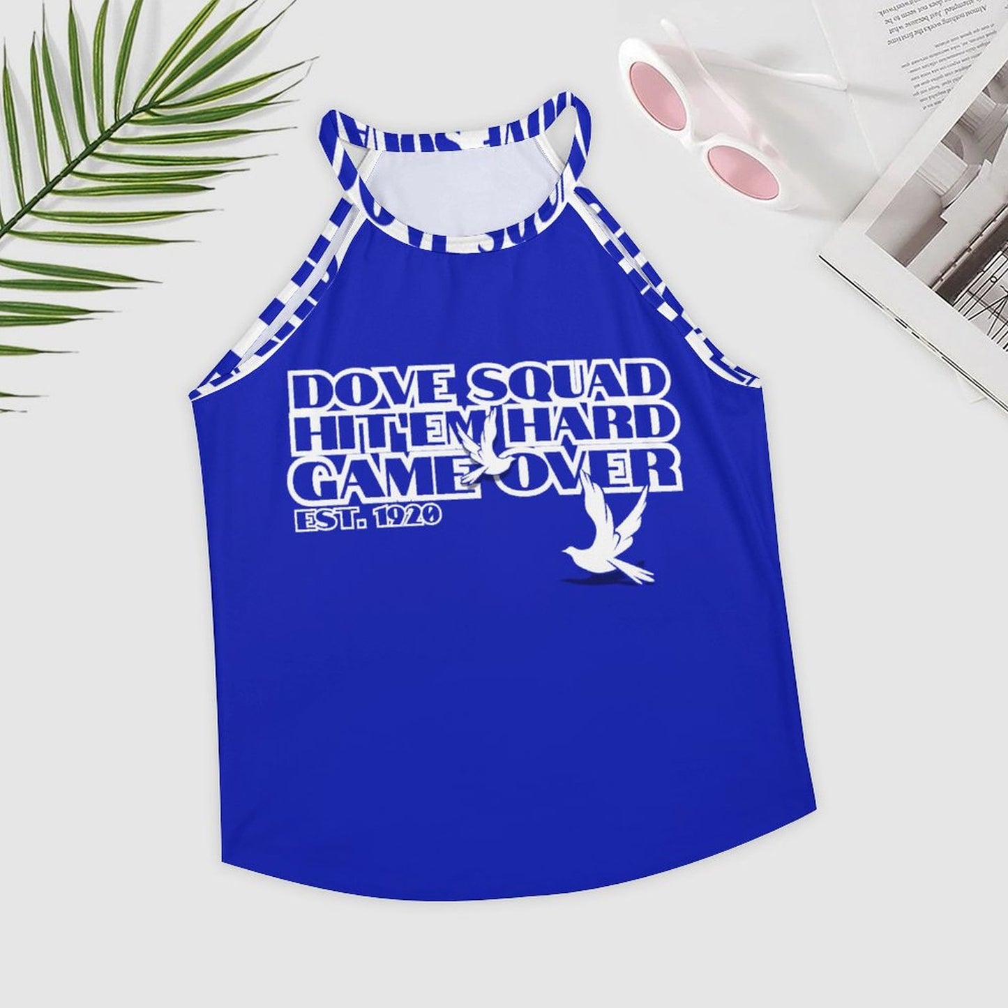 Dove Squad (Blue) Women's Round-Neck Vest