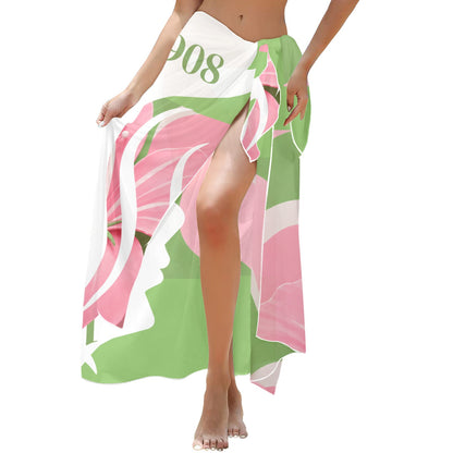 IVY Collection — Flowing Elegance Long Beach Sarong Wrap