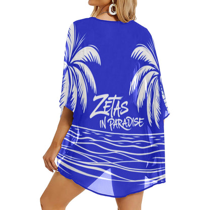 Women's Kimono Chiffon Cover Up (H51)