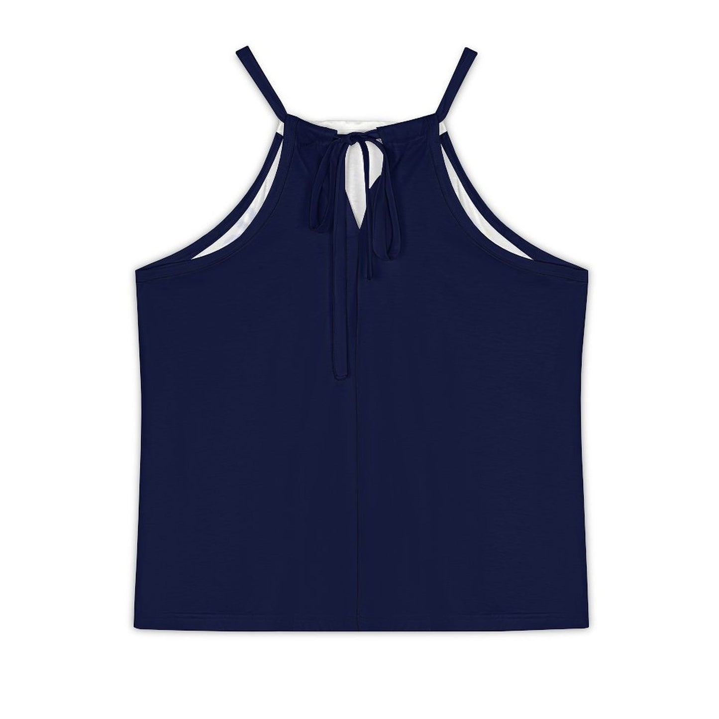 Paradise Just Got Extended! Design Women's Halter Tank Top- Black