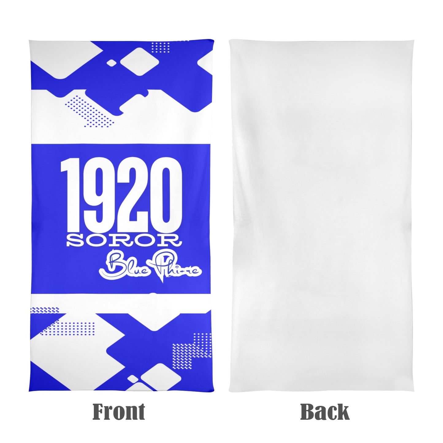 Tre Phire 1920 Soror Blue Phi Beach Towel