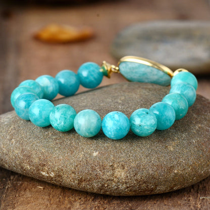 Natural Stone Beaded Bracelet-VMA Specialties Boutique