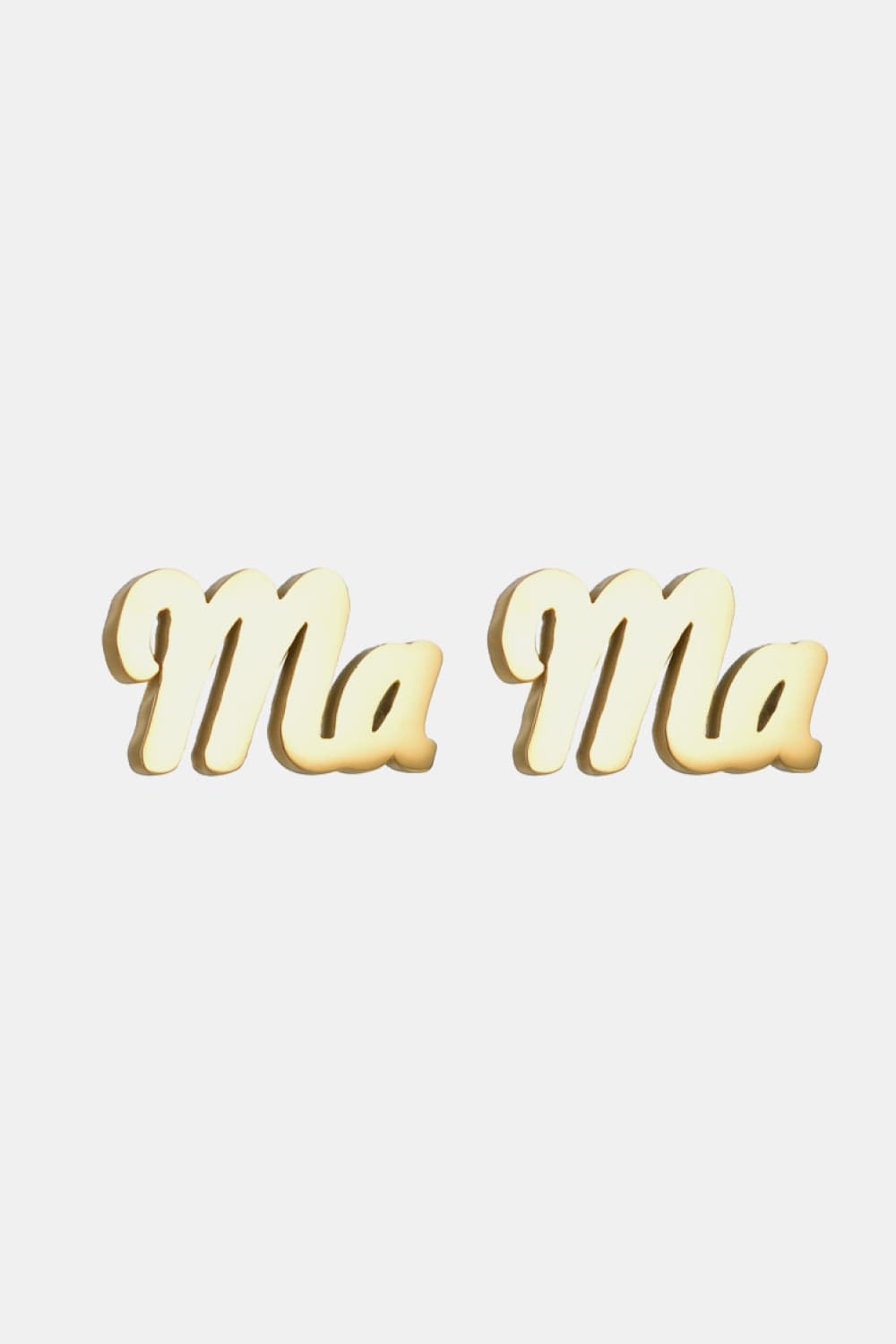 Triple-layer MAMA I LOVE YOU 18K gold-plated Pendant