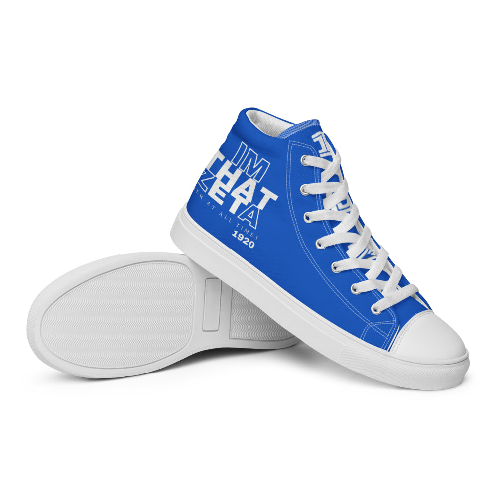 High Tops - I'M THAT ZETA 1920 High Top Canvas Shoes