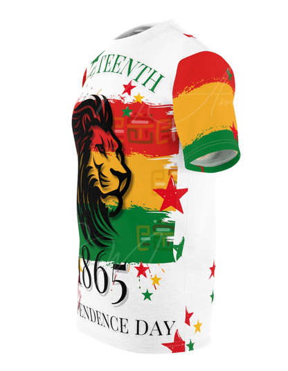 Juneteenth Roar 1865 Unisex Cut & Sew Tee