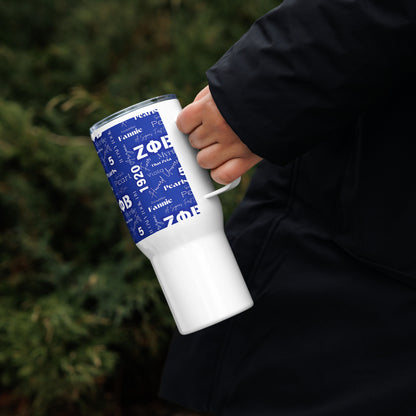 Zeta Graffiti Travel Mug with a Handle