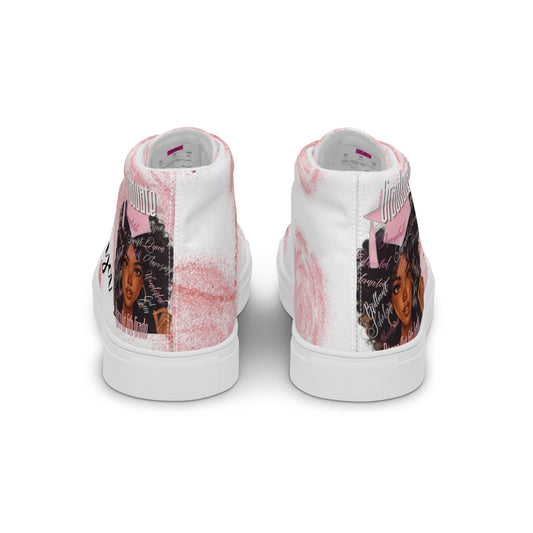 Women’s high top canvas shoes