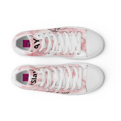 Women’s high top canvas shoes