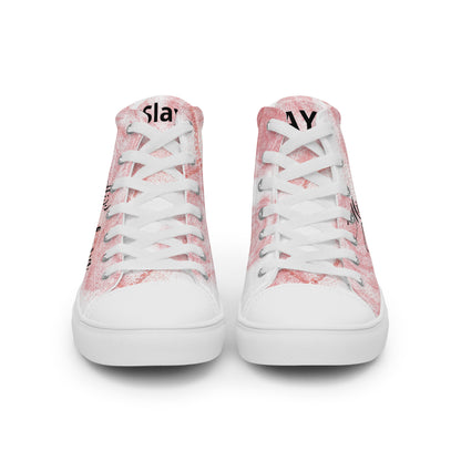 Women’s high top canvas shoes