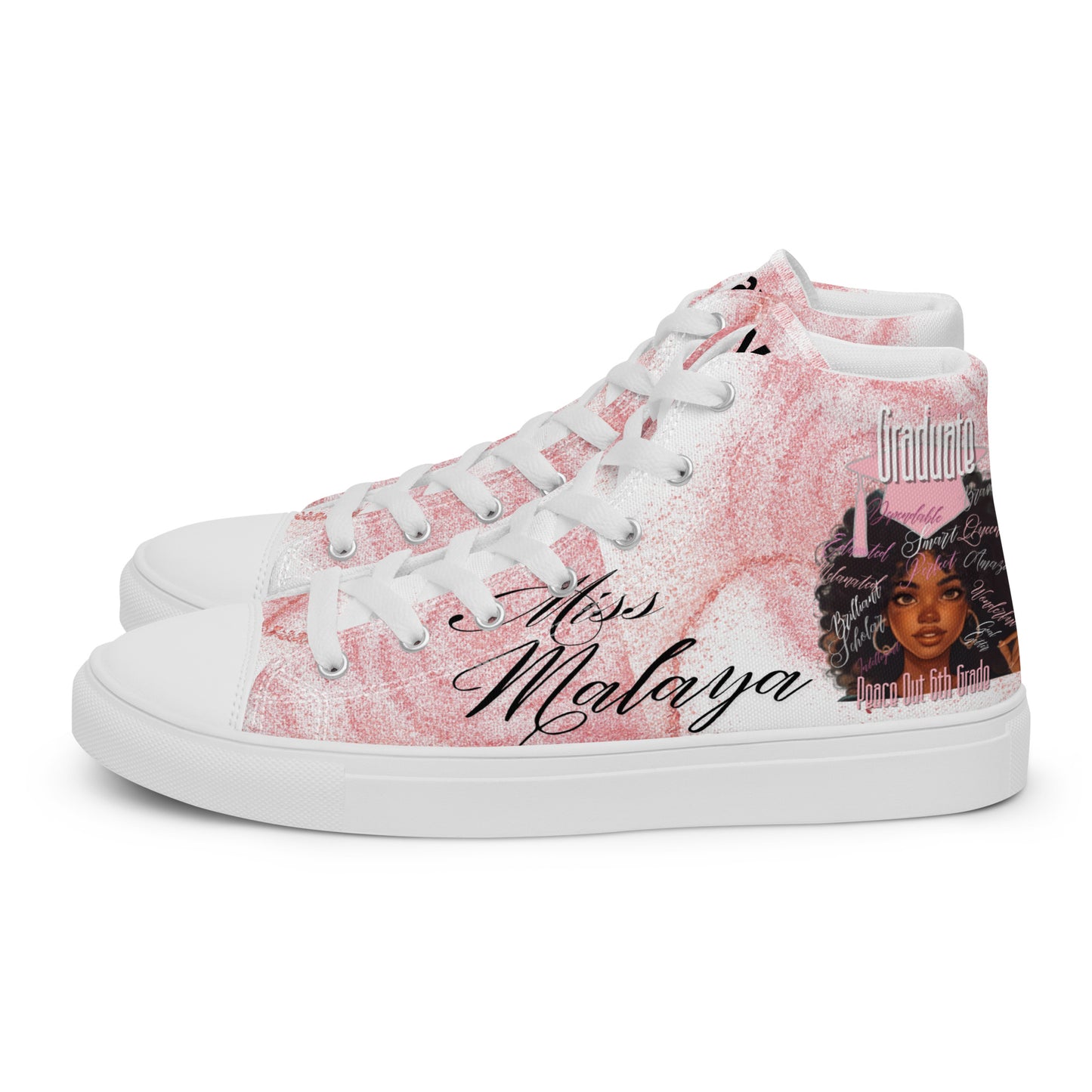 Women’s high top canvas shoes