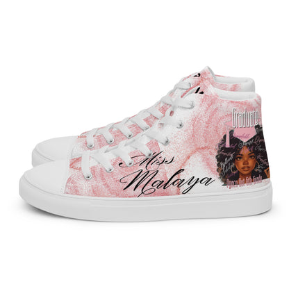 Women’s high top canvas shoes