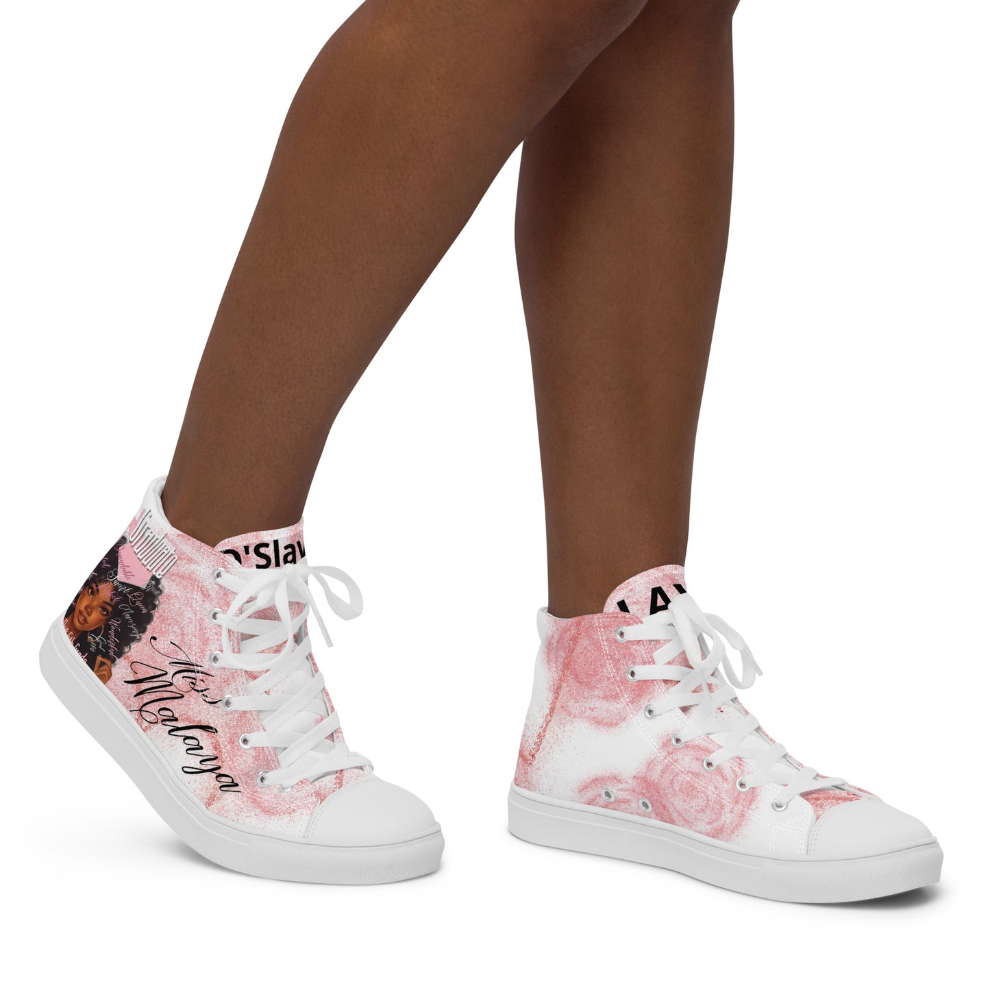 Women’s high top canvas shoes